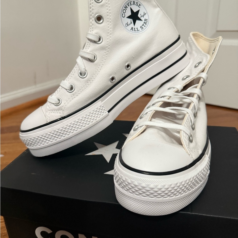 Women's Chuck Taylor All Star Lift Platform Canvas black/white 8